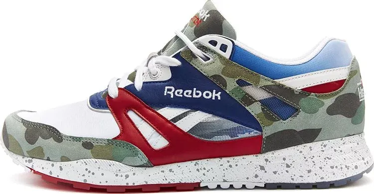 Mita x a bathing ape x ventilator affiliates 'white red royal' Reebok sneakers, multicolor