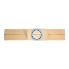 Nu-Comfort 2" Wide Beige Support Belt 2-3/8" Ring Plate 32"-35" Waist Medium, Latex-Free