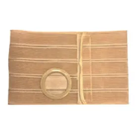 Nu-Hope Nu-Form™ Support Belt, 2-7/8" x 3-3/8" Stoma, 9" Wide, Right, 1-1/2" From Bottom, Contoured, XL (41" to 47" Waist), Beige