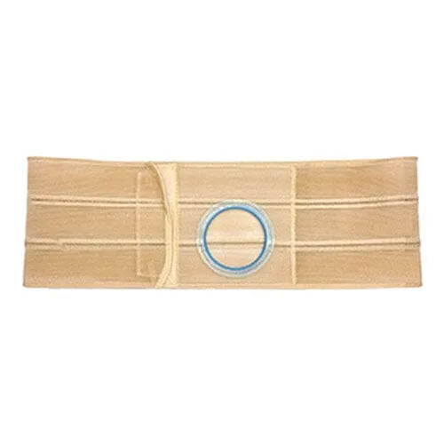 Nu-Hope Support Belt, Original Flat Panel, 3-1/4'' Stoma, 7'' Wide, Left, 1'' From Bottom, Prolapse Strap, XL (41'' to 47'' Waist), Beige