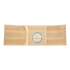 Nu-Hope Support Belt, Original Flat Panel, 3-1/4'' Stoma, 7'' Wide, Left, 1'' From Bottom, Prolapse Strap, XL (41'' to 47'' Waist), Beige