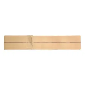 Nu-Hope Support Belt, Original Flat Panel, No Hole, 3'' Wide, Large (36'' to 41'' Waist), Beige