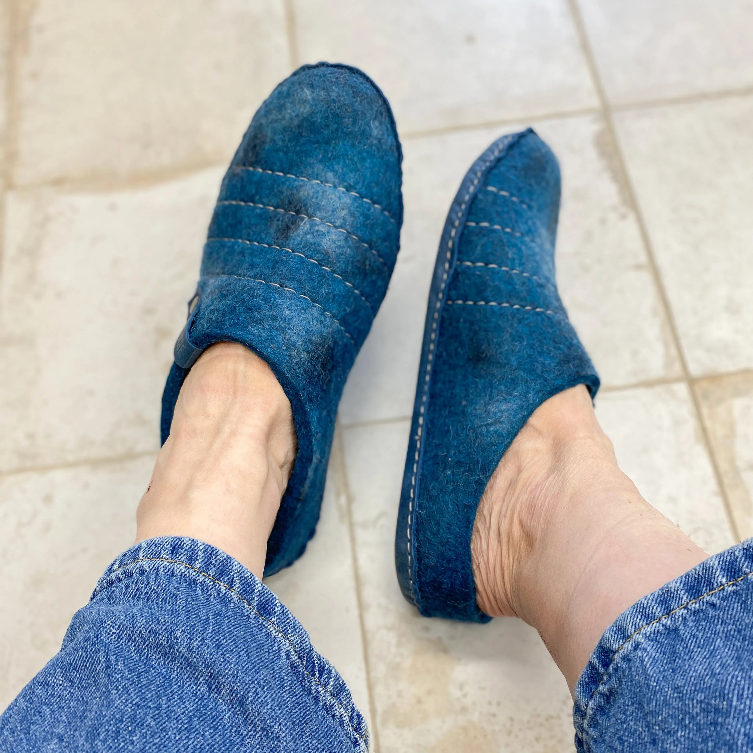 Ocean Blue COCOON Men's slippers