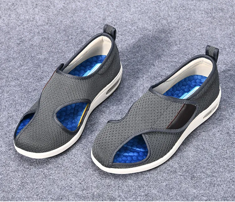 Owlkay Plus Size Wide Diabetic Shoes For Swollen Feet Width Shoes-NW048