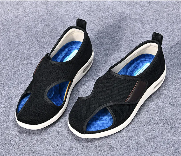 Owlkay Plus Size Wide Diabetic Shoes For Swollen Feet Width Shoes-NW048