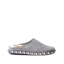 Plain Felt Slippers for Men - Nabor-FP