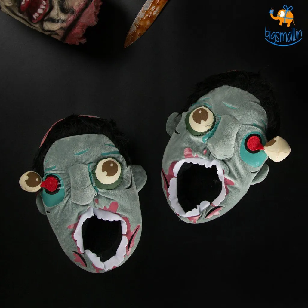 Plush Zombie Slippers