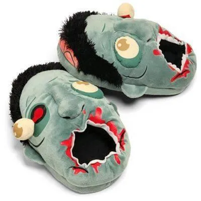 Plush Zombie Slippers