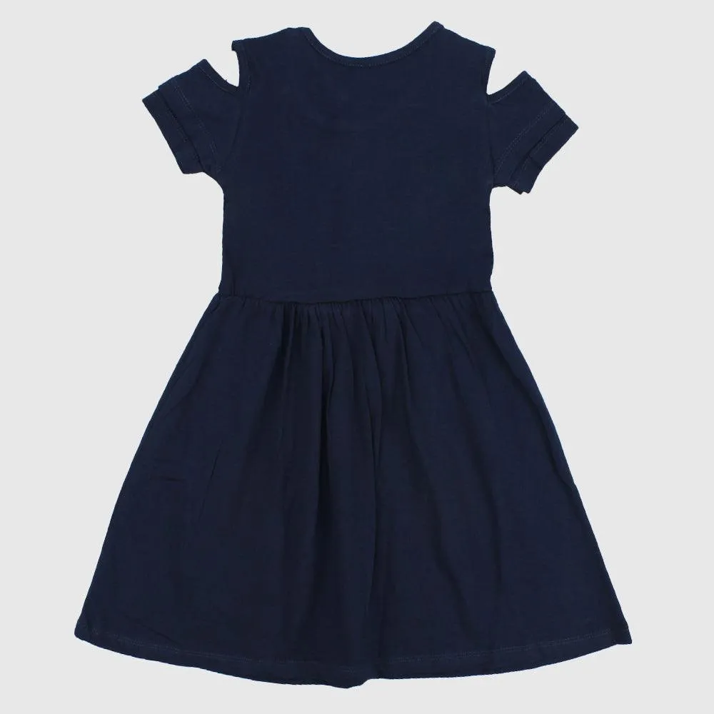 Royal Swans Short-Sleeved Dress