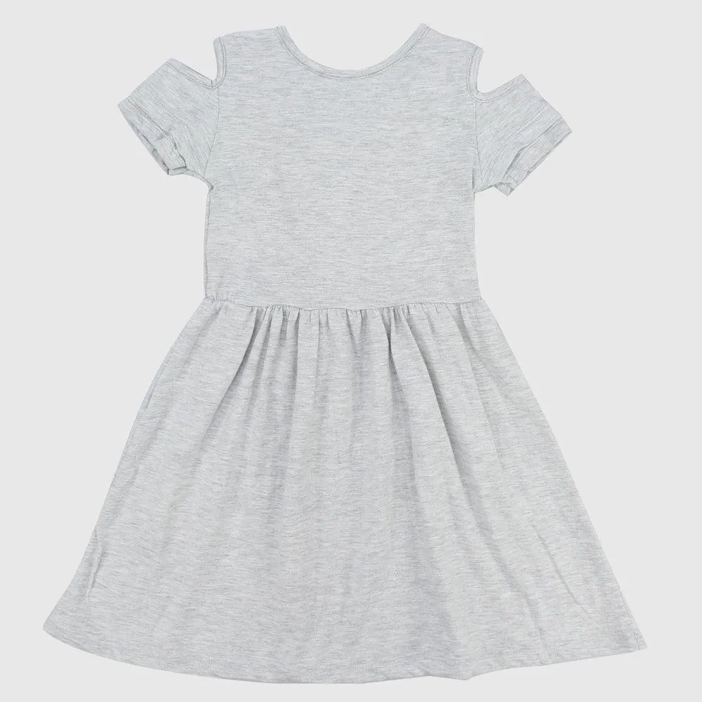 Royal Swans Short-Sleeved Dress