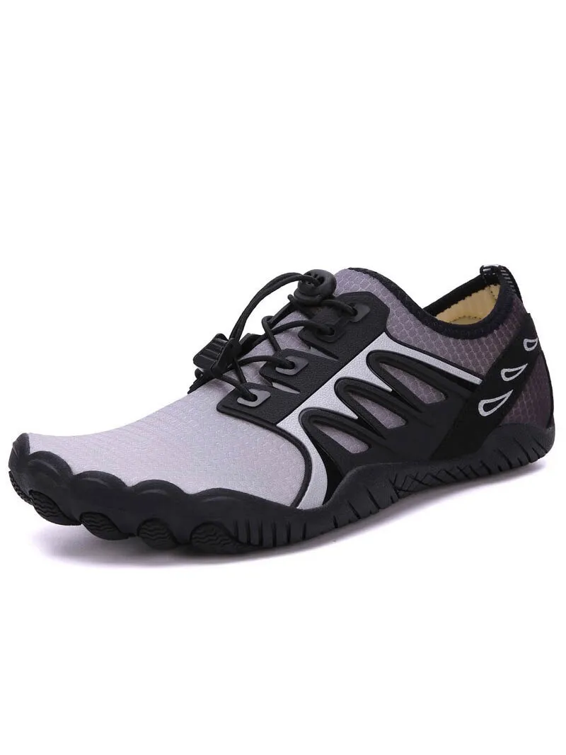 Rubber Toe Protection Water Sneakers with Adjustable Laces - SF0321