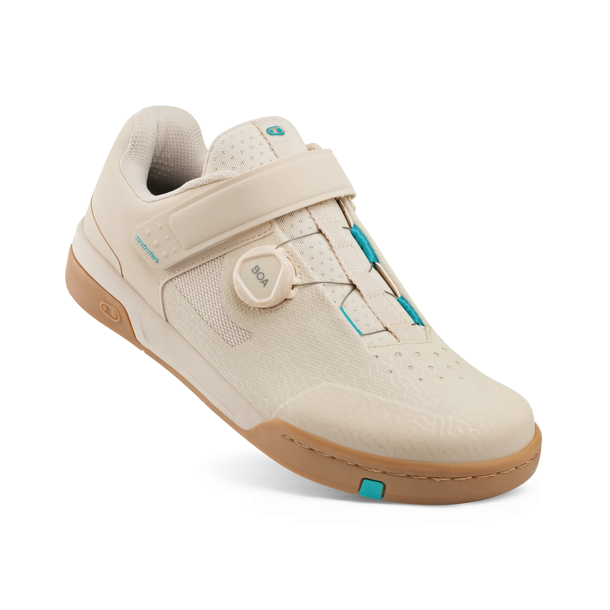 Stamp BOA® Flat Shoes - Sand/Teal