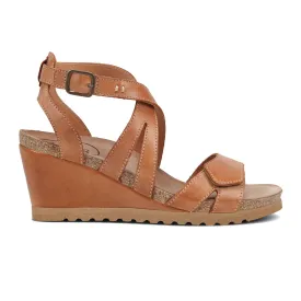 Taos Xcellent Wedge Sandal (Women) - Caramel