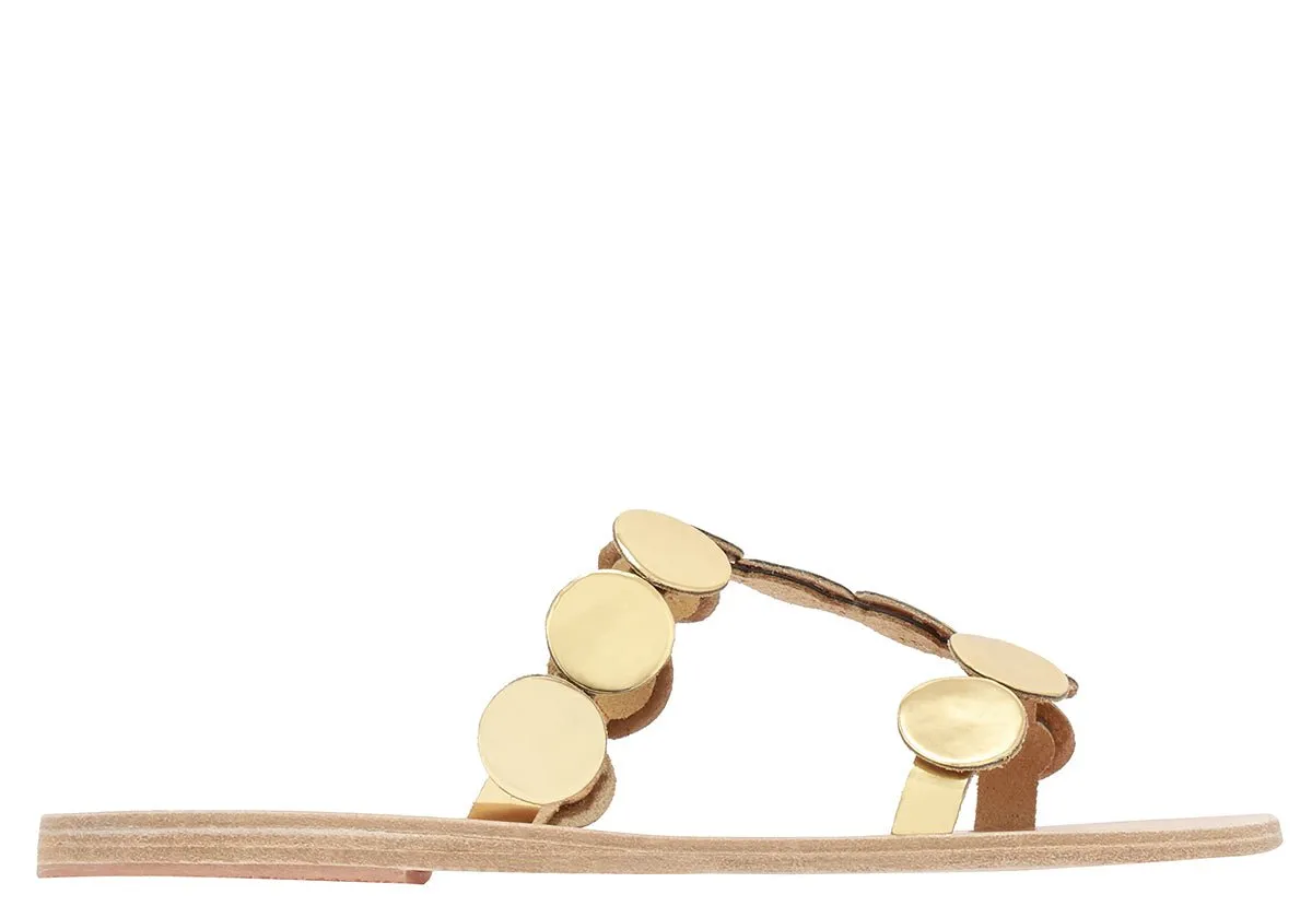 Uranos Mirror Sandals Gold