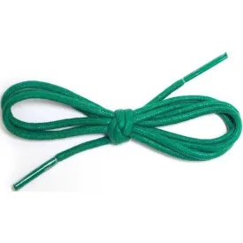 Wholesale Waxed Cotton Dress Round 1/8" - Kelly Green (12 Pair Pack) Shoelaces